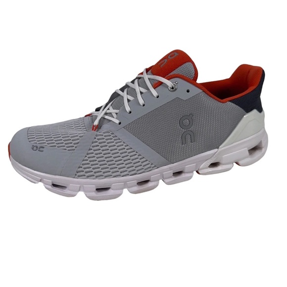 On Running Shoes On Cloudflyer Mens 25 Running Shoes Glacier Flame